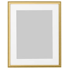 Silverhojden Rahmen Goldfarben 40x50 Cm Ikea Osterreich Gold Picture Frames Frames On Wall Frame