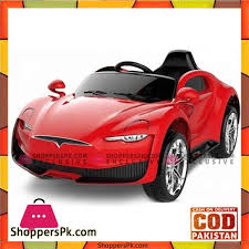 Find the best tesla car for sale in pakistan. Buy Tesla Model S Kids Ride On Car 12v With Swing And Microphone With Remote Control At Best Price In Pakistan