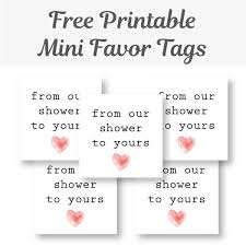 What do you bring to the shower? Free Printable Cards And Tags For Favors And Gifts Thank You Cards