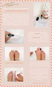 Guide To Perfect Pedis Foot Soak Diy Facials Hair And Makeup Tips