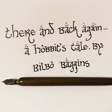 This font is free for private use only! Calligraphy Art Handwriting Of Bilbo Baggins Calligraphy Calligrapher Kalligrafie Aethelone Bilbo Calligraphya Writing Tattoos Lettering Hand Lettering