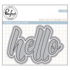 From festive occasions to inspirational messages, happy vacation to marketing, you can now create these and more on your computer. Pinkfresh Studio Hello Dies A2 Vertical Card Making Bundle