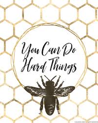 Such a great post, you can do hard things is the perfect mantra when working through a tough time in life. You Can Do Hard Things Print Salvaged Living