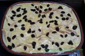 Resepi Puding Roti Sos Kastard Sedap Roti Desserts Snacks