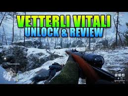 The ability to shoot from the . Video Battlefield 1 Vetterli Rifle