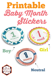 Please Peel Off The Mask With This Sticker перевод Capture 1st Year Printable Month Stickers Baby Month Stickers Free Baby Month Stickers Free Baby Shower Printables