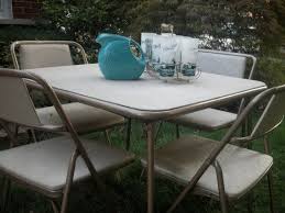Mid Century Hamilton Cosco Card Table And 4 By Yettitreasures 100 00 Chair Pictures Outdoor Furniture Sets Cosco