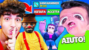 MI FINGO SAM HAMMER E FACCIO SPAVENTARE IL MIO AMICO GIGINO su BRAWL  STARS!😂🔨