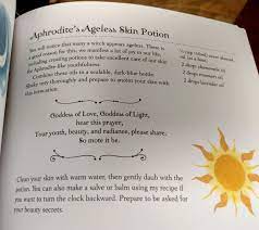 Aphrodite S Ageless Potion Kitchen Witchery Wiccan Spell Book Aphrodite Beauty Spells
