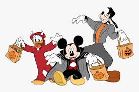 Cartoon Disney Characters Halloween Hd Png Download Kindpng