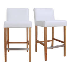 They're light weight and look great in my kitchen. White Leather Bar Stools Ideas On Foter