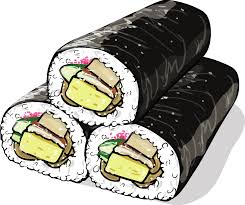 「巻き寿司　美味しい イラスト」の画像検索結果