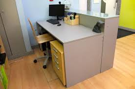 Diy Building A Reception Desk Something On Everything Reception Desk Ikea Reception Desk Reception Desk Diy