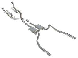 Pypes Exhaust Sfm56 Pypes V6 Mustang Exhaust True Dual System W Catted X Pipe W