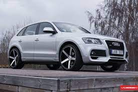 Customized Silver Audi Q5 On 5 Spoke Vossen Wheels Audi Q5 Audi Vossen