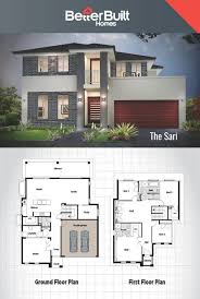 The Sari Double Storey House Design 301 Sq M 12 1m X 16 5m Entertaining Will Be Easy In Thi Double Storey House Modern House Plans Double Storey House Plans