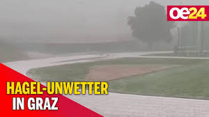 Unwetterwarnungen für graz (stadt) in den nächsten 24 stunden entwicklung der wetterlage gewitterrisiko regenradar Heftiges Hagel Unwetter In Graz Youtube