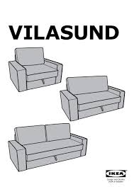 Trova una vasta selezione di divano letto 2 posti a prezzi vantaggiosi su ebay. Ikea Vilasund Fodera Per Divano Letto A 2 Posti 60243053 Istruzioni Di Montaggio