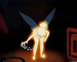 Pin For Later 26 Moments Every Beauty Junkie Has Experienced In Disney Gifs When Your Body Luminizer Looks A Little Disney Gif Disney Fairies Peter Pan Disney