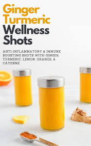 Ginger Turmeric Wellness Shots With Lemon Cayenne Fresh Recipes Recipe Healthy Juice Recipes Wellness Shots Detox Juice Recipes