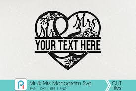 Download Mr And Mrs Svg Mr And Mrs Monogram Svg Graphic By Pinoyartkreatib Creative Fabrica PSD Mockup Templates