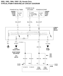 1994 civic automobile pdf manual download. Pgm Fi Main Relay Circuit Diagram 1992 1995 1 5l Honda Civic