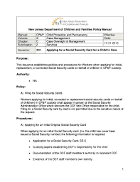 Check the ssa page for specific instructions geared towards parents and guardians of underage children. Fillable Online Applying For A Social Security Card For A Child In Care Fax Email Print Pdffiller
