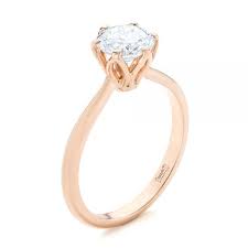 (setting price) 18k yellow gold hand engraved channel set round diamond engagement ring. Elegant Solitaire Engagement Ring 103295 Seattle Bellevue Joseph Jewelry