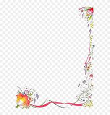 You can use these picture frames clip arts for your website, blog, or share them on social networks. Flower Borders And Frames Clipart Border Design For Project Hd Png Download 800x800 6728941 Pngfind