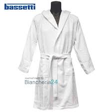 Scopri la biancheria per la casa bassetti: Accappatoio Bassetti Time Bianco Biancheria48 Shop