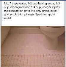 How To Clean Tile Floors With Vinegar And Baking Soda Fugen Reinigen Badfliesen Reinigen Tipps Fur Die Hausreinigung