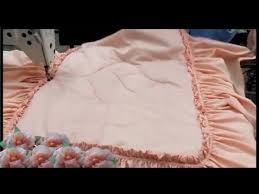 كيفية خياطة مفرش سرير Making Bedspread Youtube