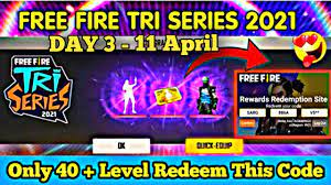 There will always be a handsome reward waiting for you in case you typed in the letters (or pasted them) correctly. Ffts Day 3 Redeem Code Tri Series Redeem Code 11 April 2021 Youtube