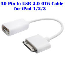 Free Shipping 30 Pin Otg To Usb 2 0 Female Data Adapter Cable Cord For Ipad 1 2 3 Otg Usb Phone Case Store