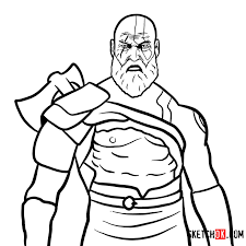 Pin By Lilah Christie On Drawing Tutorial In 2020 Kratos God Of War Drawings Drawing Tutorial