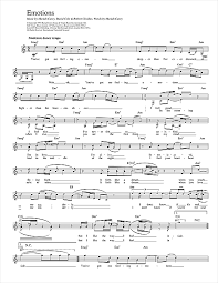 Global superstar mariah carey is set to perform a free concert in dubai this month, to celebrate the one year until expo 2020 mark. Mariah Carey Emotions Sheet Music Download Printable Love Pdf Easy Piano Score Sku 58782