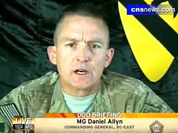 Major General Daniel Allyn Talks About Troops in Afghanistan