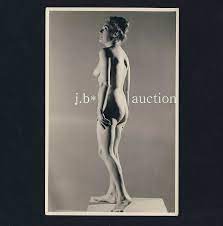 STANDING NUDE MATURE WOMAN  STEHENDER AKT AKTSTUDIE NACKT * Vintage 60s  Photo | eBay
