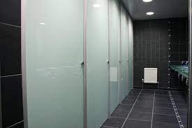 The first one you should determine the location to build the shower stall. Glass Bathroom Stall Doors In 2019 Toilet Cubicle Bathroom Partitions Cubicle Partitions