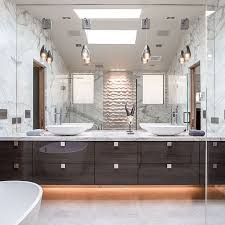 Bay Area Master Bathroom With Modern Milano Fittings Natural Wood A Textured Shower Wall For A Relaxing Bathroom Style Relaxing Bathroom Residential Design