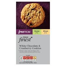 Wir verwenden cookies, um inhalte und anzeigen zu personalisieren, funktionen für soziale medien anbieten . Tesco Finest Free From Chocolate Cranberry Cookies 150g Tesco Groceries
