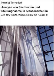 Ganz gleich, ob es um laufende gesetzgebungsverfahren, ihre umsetzung oder defizite in der versorgung psychisch. Schnell Durchblicken So Einfach Kann Es Gehen Eb Analyse Von Sachtexten Und Tipps Zu Stellungnahmen