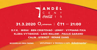 With ewa farna, tata bojs, aneta langerová, stepán hebík. Ceny Andel Coca Cola 2019 Odhaluji Jmena Vystupujicich Ceny Andel Coca Cola 2020