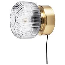 Solklint Wandleuchte Messing Klarglas Grau Ikea Osterreich Ikea Wandleuchte Wandlampe Wandleuchte