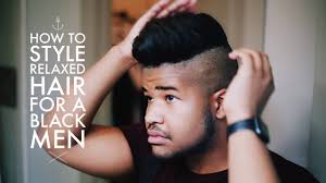 Simple & low maintenance yet fun to do! How To Style Relaxed Hair For Black Men Youtube