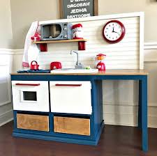 To build a kitchen cabinet, start by cutting the side and bottom panels out of some mdf or plywood. Diy Play Kitchen For Kids Easy Build Plan Abbotts At Home