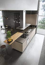 Standalone Wooden Attachment To The Kitchen Island Can Be Used In A Variety Of Ways Modern Kitchen Design Interior Design Kitchen Kitchen Island Design