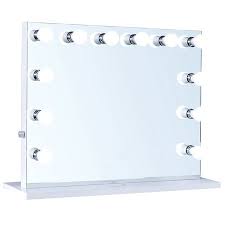 Reigncharm Hollywood Vanity Mirror 12 Led Lights Dual Outlets Usb 32 W X 27 H Walmart Com Hollywood Vanity Mirror Vanity Mirror Hollywood Vanity