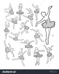 Dancer Icons Sketch Ballet Dance Gesture Monochrome Hand Drawing Vector Good Use For Your Symbol Website Ico Dancing Drawings Dancer Drawing Ballet Drawings