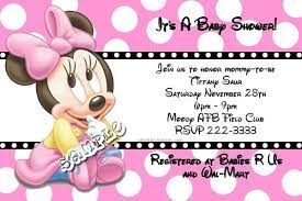 Minnie Mouse Polka Dot Disney Baby Shower Invitations All Colors Disney Baby Shower Minnie Mouse Baby Shower Trendy Baby Shower Themes